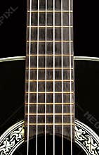 Acoustic Guitar Close Up