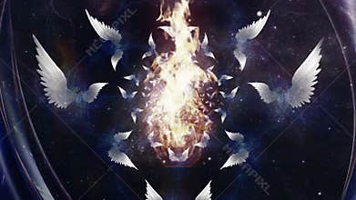 Angelic Wings Abstraction