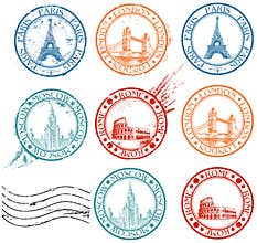 City stamps collection