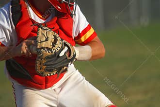 Catcher Getting Ready to Throw