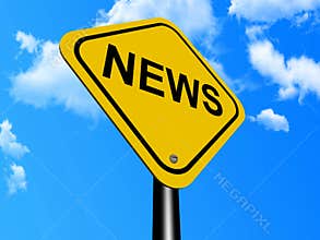 News sign