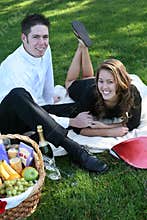 Couple Having Picnic
