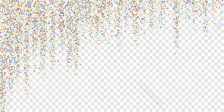 Festive confetti. Celebration stars. Colorful conf
