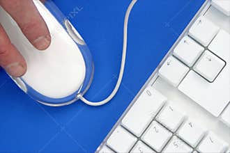 Man using mouse