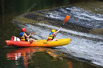 Kayaking