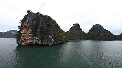 Halong Bay in Vietnam.Beautiful Landscape Marine