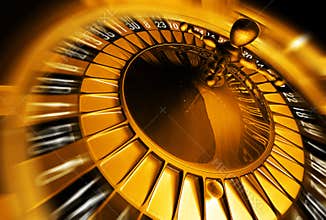 Golden roulette concept