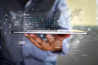 Work hard Data Analytics Statistics Information Business Technology