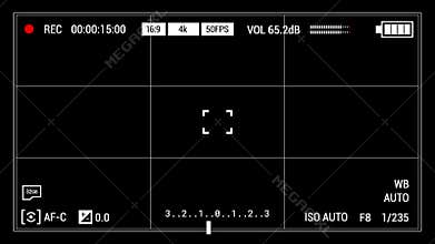 Camera viewfinder overlay