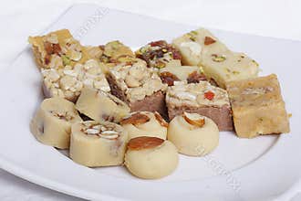 special Pakistani sweet deserts with milk and sugar
