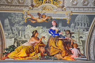 Angels painting in Italy
