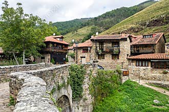 Barcena Mayor, Cabuerniga valley in Cantabria, Spain
