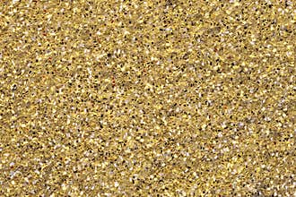 Gold Yellow Glitter Detail