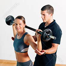 Personal Trainer in gym