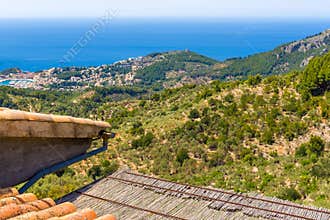 Beautiful bay of Port de Soller, Spain