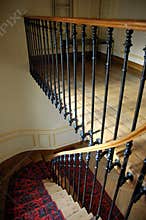 Paris house stairway