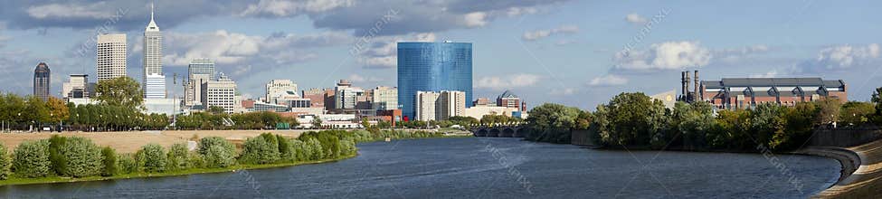 Panoramic Indianapolis Indiana
