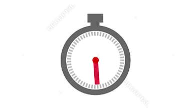 Stopwatch Timer 2D Animation