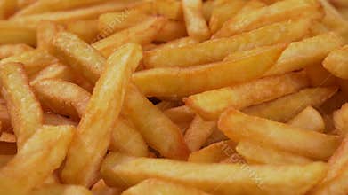 Delicious french fries close up