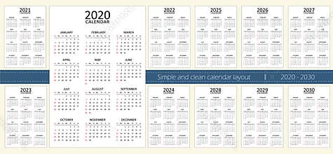 Calendar layout. 12 months on one page.