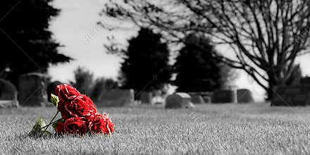 Cemetery flowers