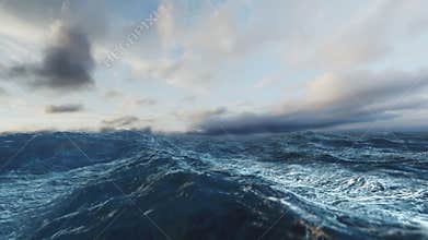 Rough Sea Loop 3D Improved New Version 4k