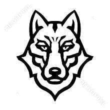 Wolf head symbol logo 29