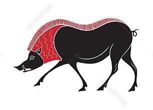 Ancient greek boar