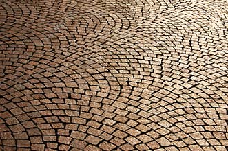 Brick flooring