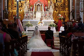 Wedding in Church of Immaculate Conception in Santa Cruz de Tenerife