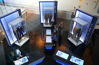New Orleans, Louisiana, U.S.A - February 5, 2020 - The display of U.S Airforce and U.S Navy uniform during World War 2