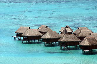 Huts in Tahiti