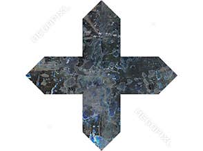 Pointed Cross Illustration