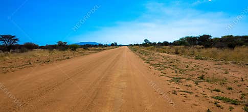 Typical namibian landscapes and deserts