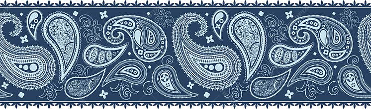 Paisley border decoration