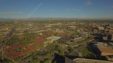 Aerial Colorado Colorado Springs September 2016 4K