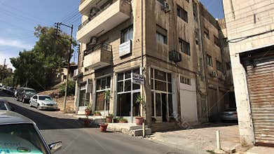Amman, Jordan - corner building on the street