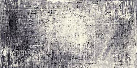 Abstract scratched metal panel