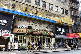 Emmett OÂ´LunneyÂ´s irish pub in Manhattan, New York City, USA