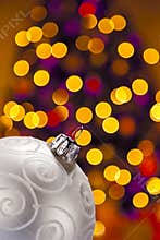 Christmas Decoration and out of focus highlights