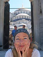 Beautifull girl in Istanbul