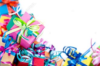 Colorful gifts box