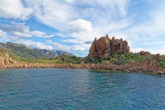 View of Islet of Ogliastra, Sardinia, Italy