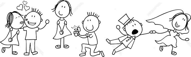 Wedding cartoon