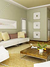 3D render interior