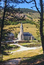 Montagarri Sanctuary in Vall d`Aran, Pyrenees