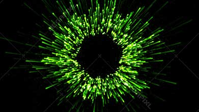 Abstract Starburst Fireworks