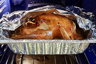 Oven Roasted Turkey With Foil Tent