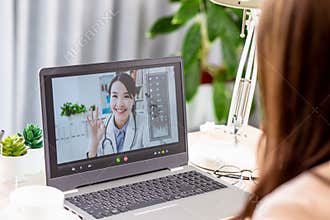 Telemedicine concept - doctor part