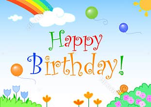 HAPPY BIRTHDAY! - vector